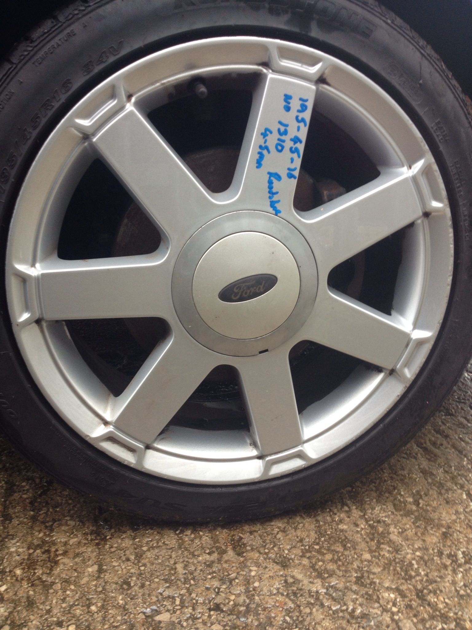 Ford fiesta 7 spoke alloys #6