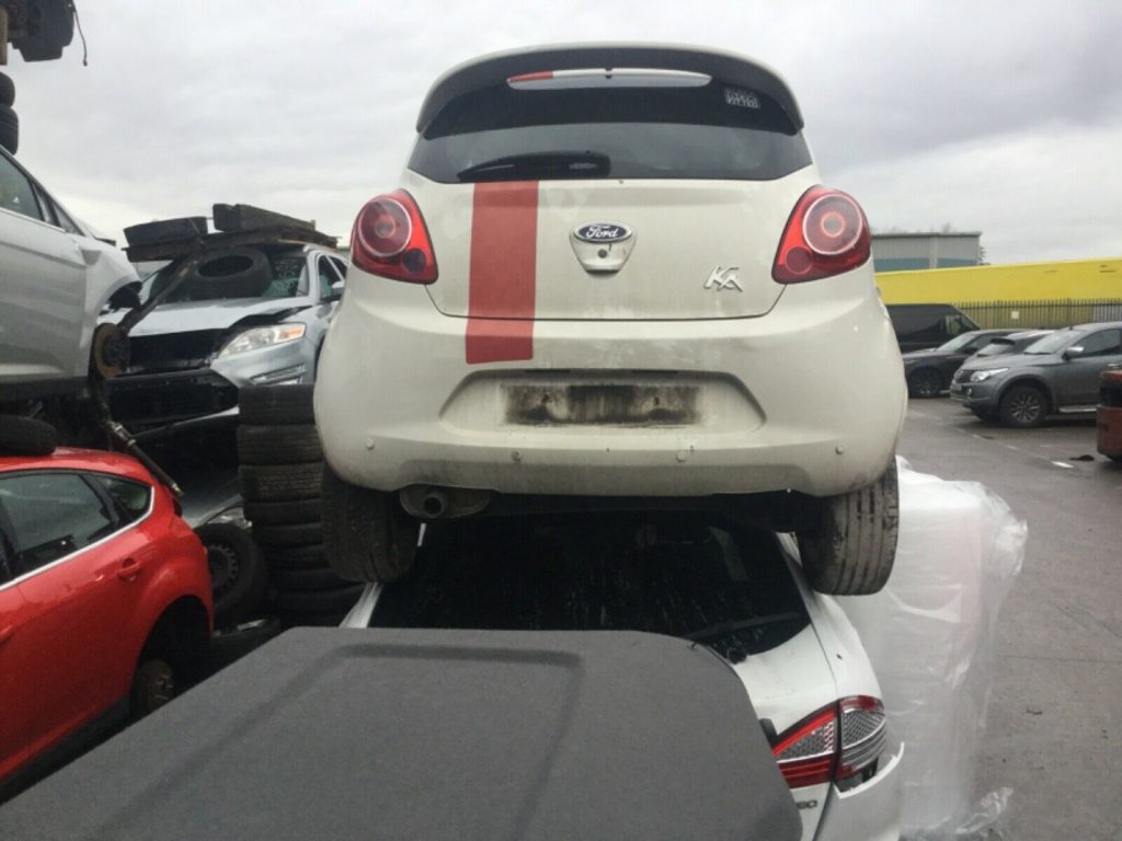 Ford Ka Mk Rear Bumper In White With Rear Parking Sensors